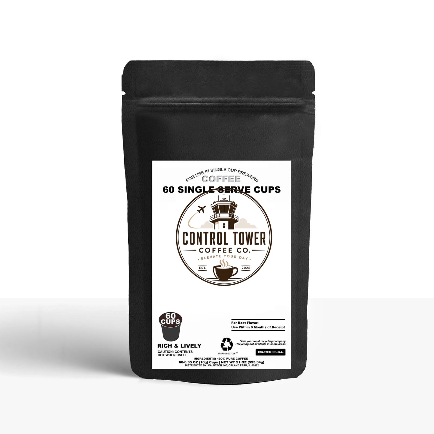 60 Pack Single Serve Coffee Capsules